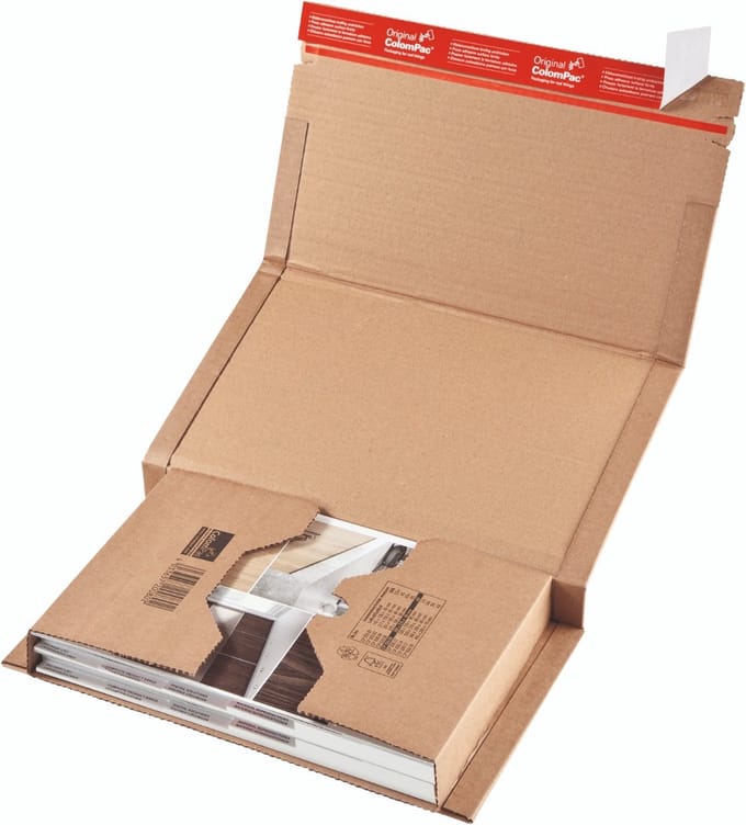 ColomPac® boekverpakking 455 x 320 mm - B- golf (± 3,0 mm) - Karton