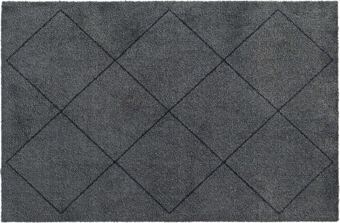 MD Entree - Deurmat - Schoonloopmat - Soft&Deco - Nordic Charcoal - 67 x 100 cm