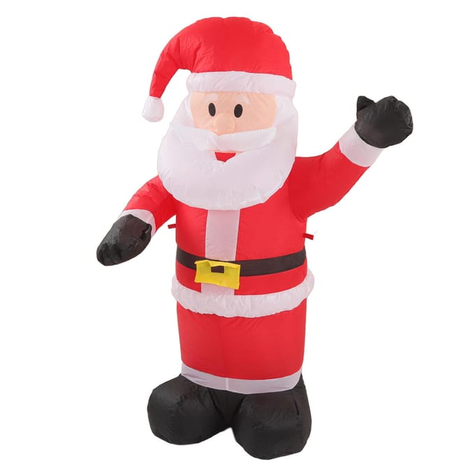 Kerst Opblaasbare Kerstman Waterdicht Scheurbestendig Opblaasbare Kerstman Decoratie met LED-verlichting