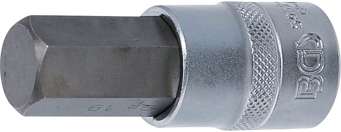 BGS Dopsleutelbit - 1/2 - binnenzeskant 19 mm