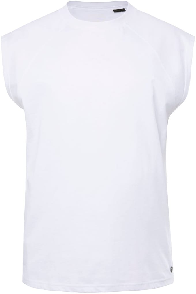 JP 1880 - Heren - Tanktop oversized schouders ronde hals - Off-white - Maat 7XL
