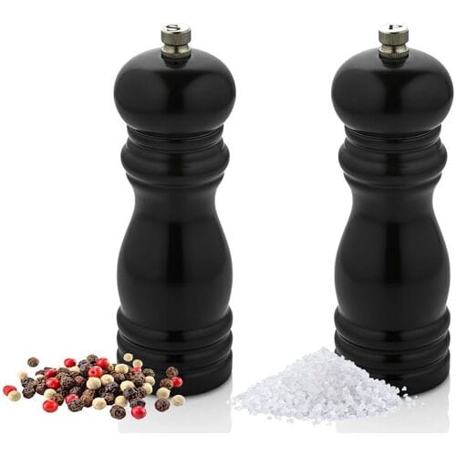 GGM Gastro (6 Stück) Set aus Pfeffer- & Salzmühle - Höhe: 140mm