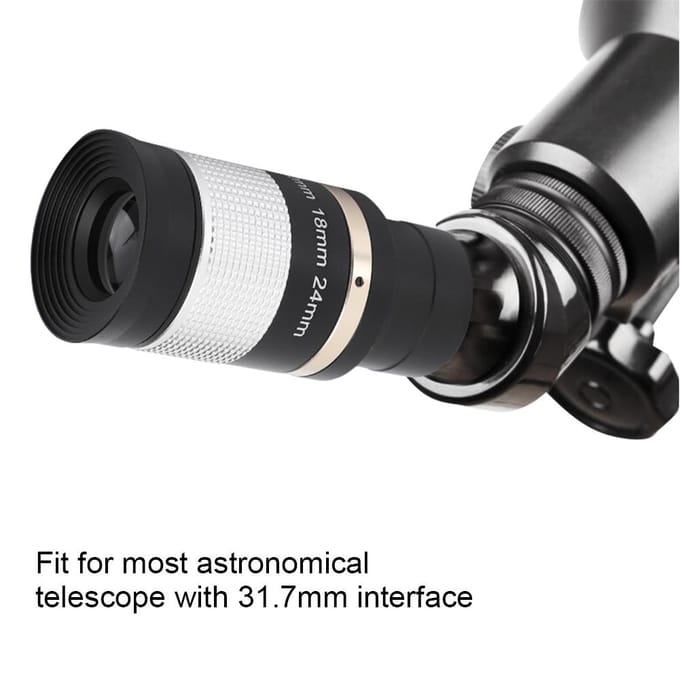 Datyson 1.25in 8-24mm Zoom Oculair Multi-coated Optische Lens voor Telescoop black