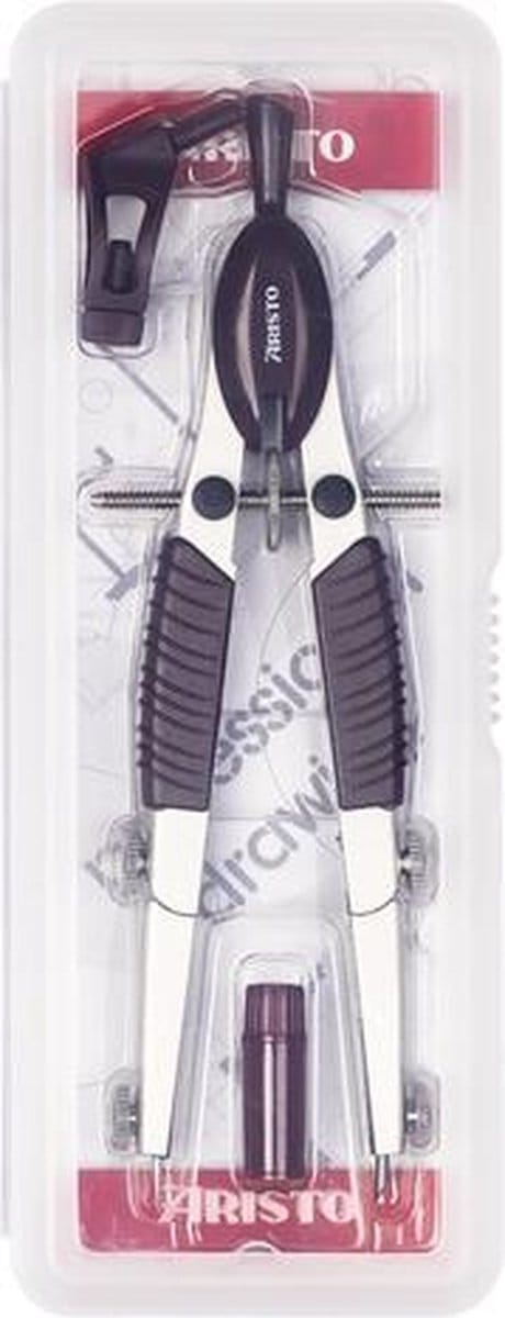 Aristo snelverstelpasser - Topline - lengte 17cm - diameter 370mm - wijnrood - AR-55782