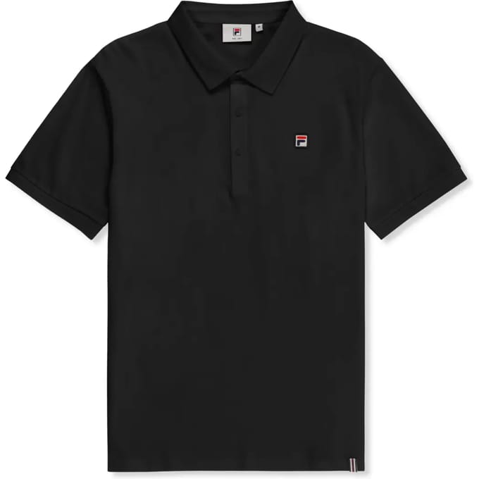 FILA Monza Regular Poloshirt Black Größe: M | Poloshirts Outlet | Herren | Schwarz