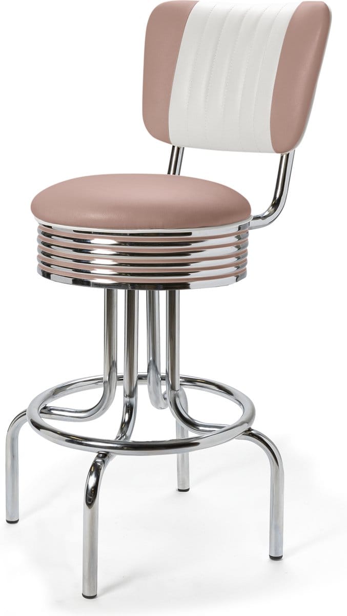 Bel Air Retro Barkruk BS-28-66-CB Dusty Rose