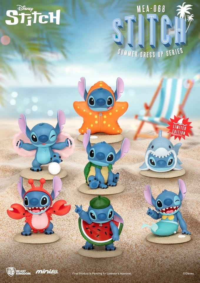 Disney – Lilo & Stitch Summer Dress Up – Figure Blind Box – 9 cm