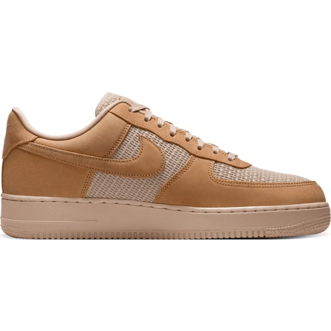 Nike Air Force Sneakers Heren - Bruin - Maat 41 - Mesh/Synthetisch