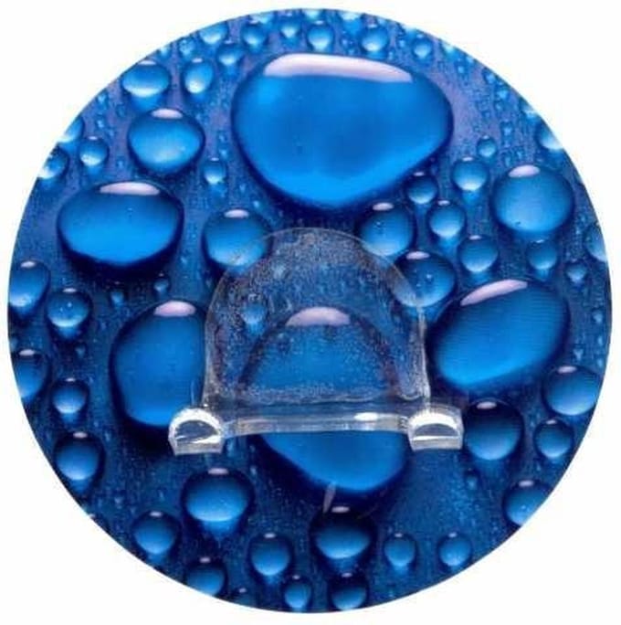 Wenko Wandhaak Dubbel 8,5 X 3 Cm Blauw