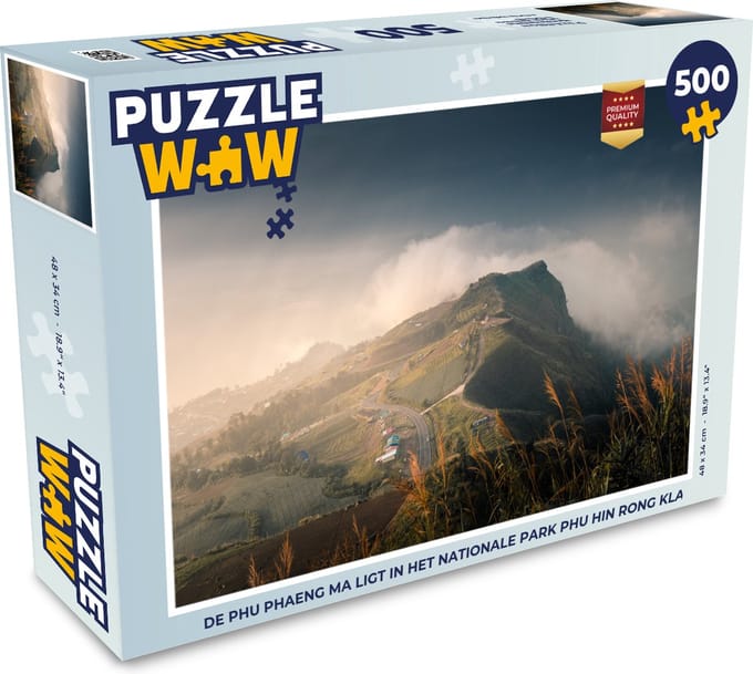 Puzzel De Phu Phaeng Ma ligt in het nationale park Phu Hin Rong Kla - Legpuzzel - Puzzel 500 stukjes