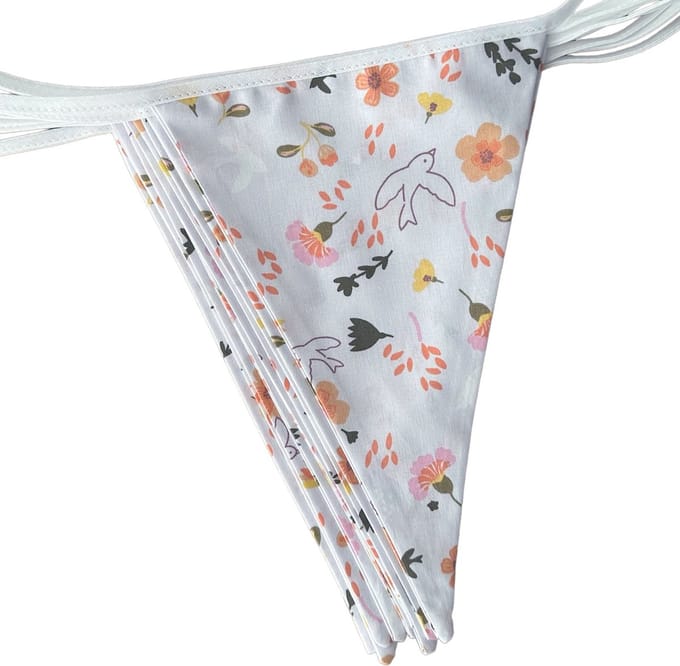 BINK Bedding Stoffen Slinger - Vlaggenlijn Saar model L (5 mtr, 9 vlaggetjes)