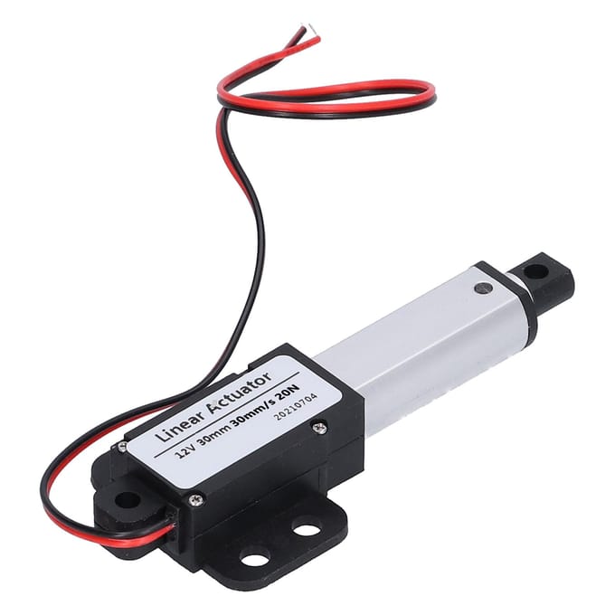Lineaire Actuator DC 12V 30mm Slag Geluidsarm Kortsluiting Bescherming T-Type Schroef Mini Elektrische Lineaire Bewegingsactuator Type 2