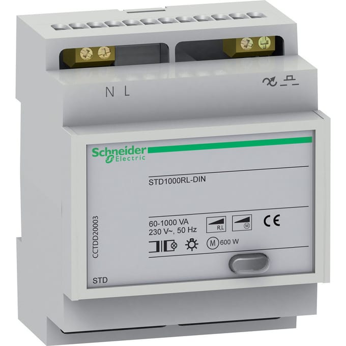 Schneider Electric Dimmer RL-DIN STD1000VA 1000W - CCTDD20003