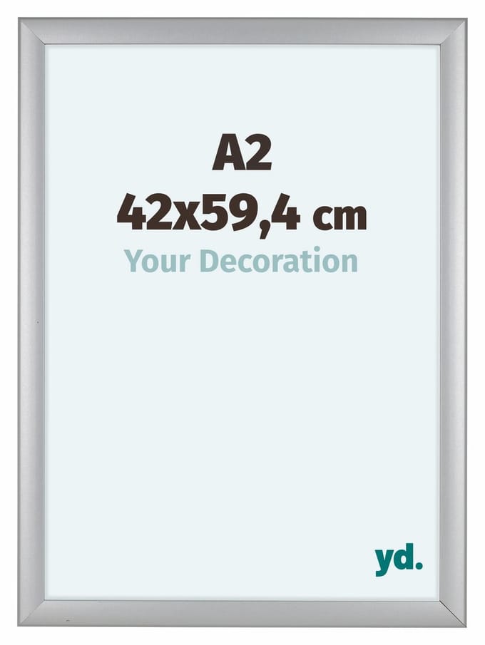 Your Decoration - Fotolijst A2 42x59,4 cm - MDF - Zilver Mat - Como