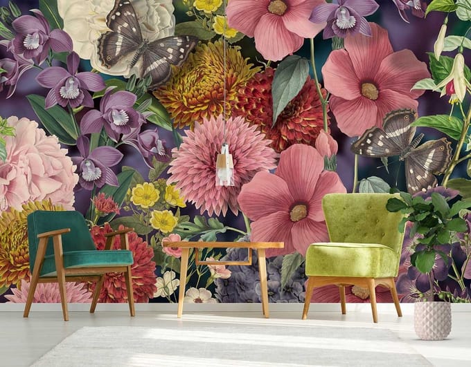 INGK - Floral Utopia Behang - Eden Colors