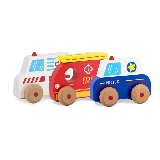 Jamara Speelset Hulpvoertuigen Junior 11,6 X 5 Cm Hout 4-delig