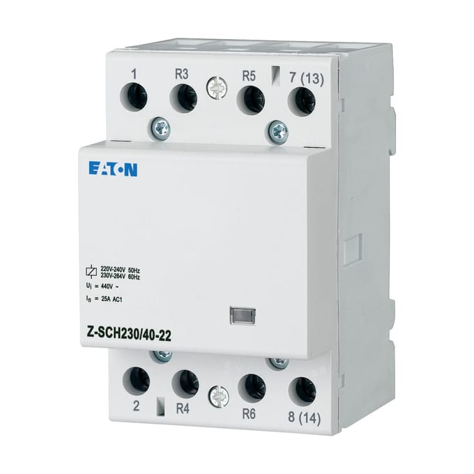 Eaton Z-SCH230/40-22 Installatiezekeringautomaat Nominale spanning: 230 V, 240 V Schakelstroom (max.): 40 A 2x NO, 2x NC 1 stuk(s)