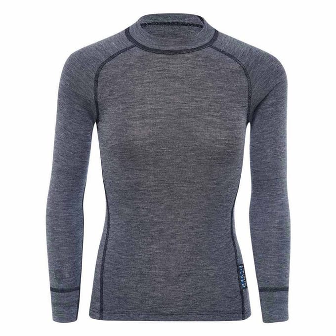 Thermowave Merino Warm Active Lange Mouwen Basislaag Grijs 7-8 Years Kinderen