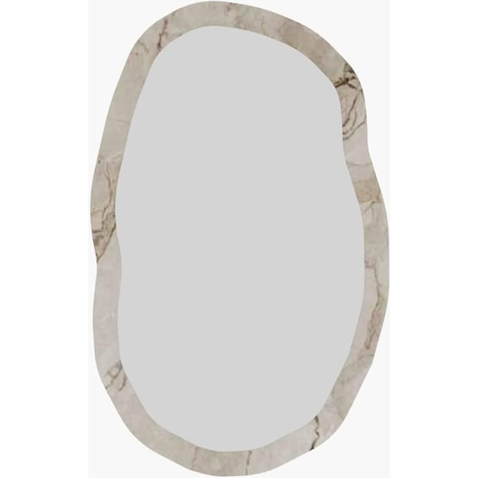 Asir - Spiegel - 52 x 2,2 x 86 cm - Efeze en Marmer