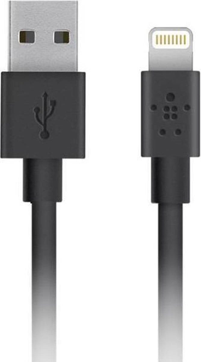 Belkin BOOST↑CHARGE - USB-A naar Lightning Kabel - 3 Meter - 12W - Zwart