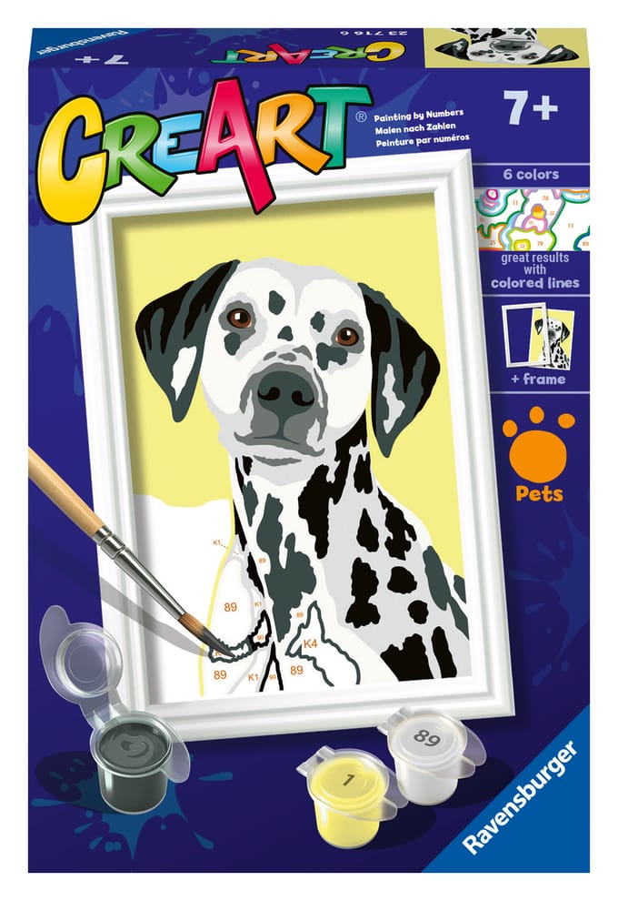 Ravensburger CreArt Dalmatian - Schilderen op nummer voor kinderen