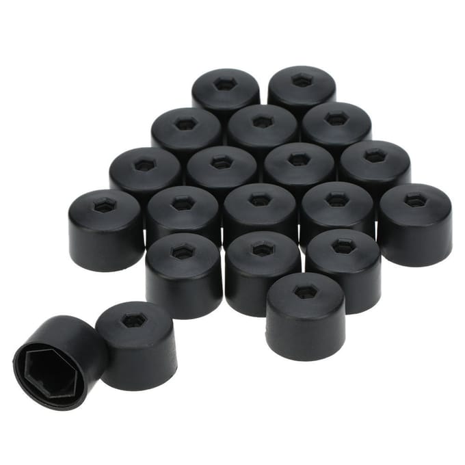 20 Stuks 17mm Auto Wielmoer Cover Bolt Cap Removal Tool voor VW Golf Bora Passat 17 mm