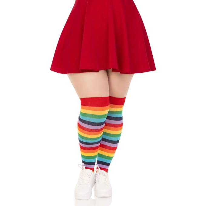 Dameslaarzen Leg Avenue Plus Rainbow