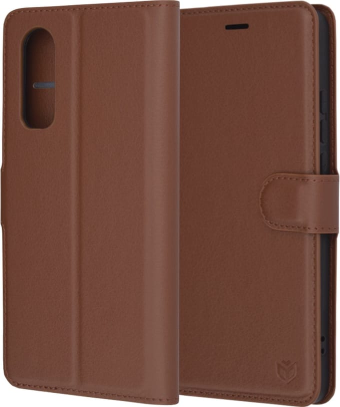 Hoesje geschikt voor OnePlus Nord CE 4 Lite - Techsuit Leather Folio Book Wallet Case - Bruin