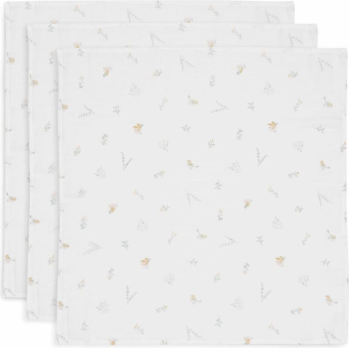 Jollein Hydrofiele Doek Small 70x70cm Lovely Birds (3pack)