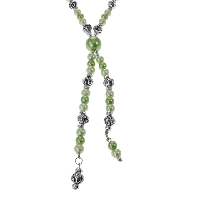 Behave - Lange parel ketting met hanger - Modeaccessoire 58 cm (+6,5 cm verlenging)