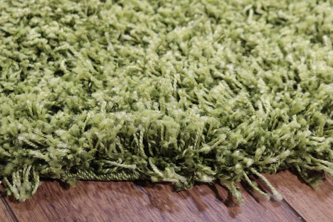 Vloerkleed Shaggy Plus 965 Green 120cm-Round