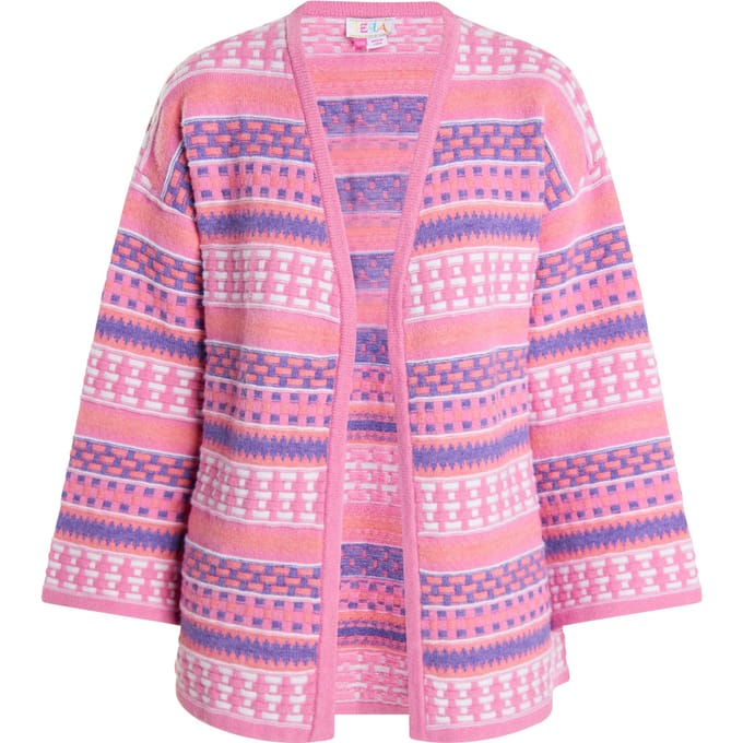 IZIA Vest Dames Roze Veelkleurig