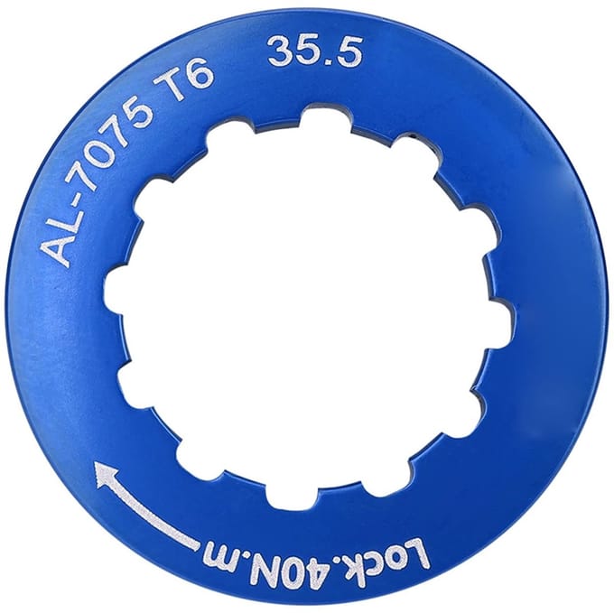 Cassetteborgring voor 7-11 versnellingen mountainbike, blauw