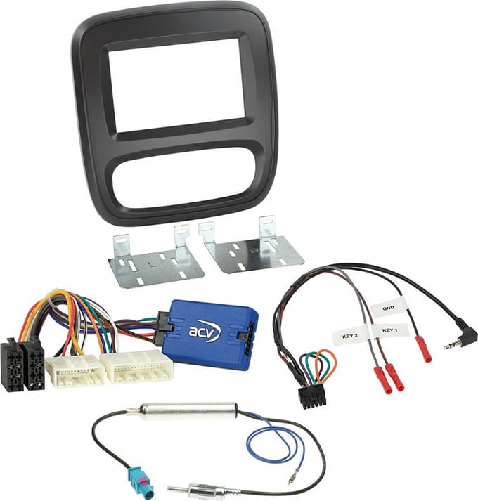 2-DIN Kit Fiat/Nissan/Opel/Renault handmatige klimaatregeling