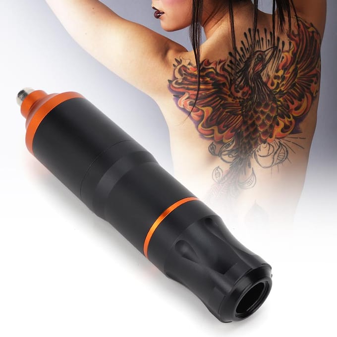 Professionele RCA Interface Elektrische Tatoeage Pen Machine Sterke Motor Tatoeëerders Gereedschap black
