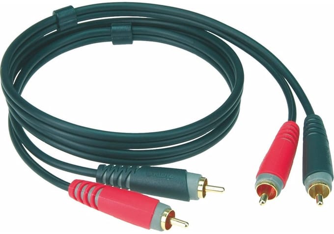 Klotz Cinchkabel 2 m AT-CC0200 - Audio kabel