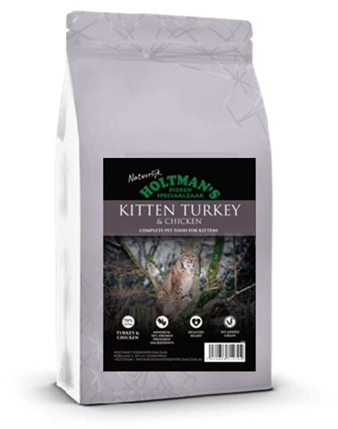 Connoisseur cat kitten kalkoen met kip 1,5 kilo