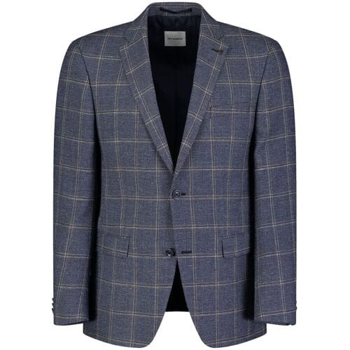 Roy Robson Colbert Leisure Mix Check Blauw / male