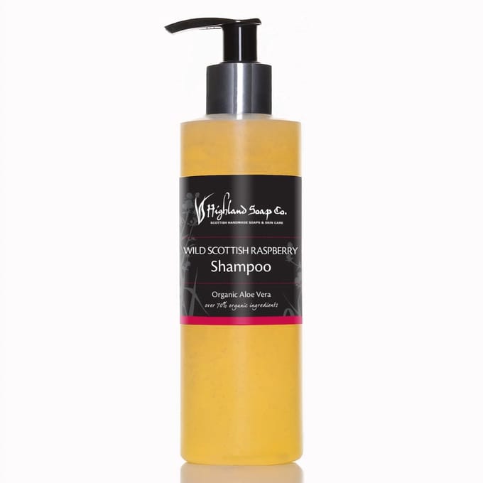 Biologische Shampoo 250ml - Wild Scottish Raspberry - Highland Soap Company