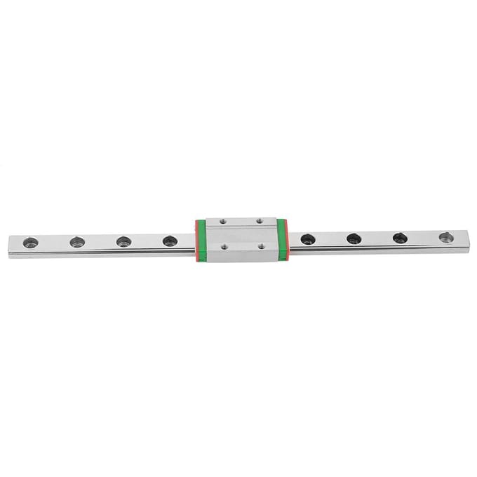 Rail de guidage linéaire miniature LML9H de 200 mm, bloc coulissant de 9 mm de largeur