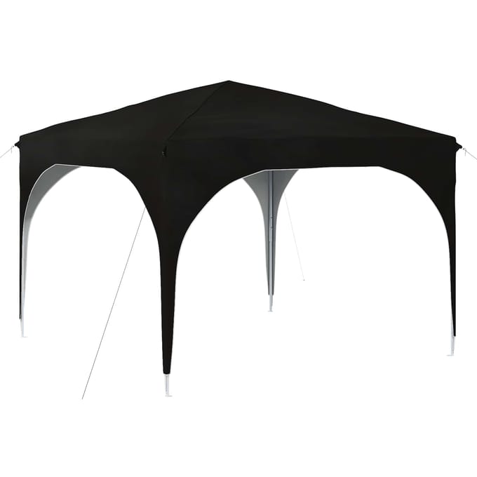 vidaXL - Pop-up - Feesttent - 290 - x - 290 - x - 245 - cm - Zwart