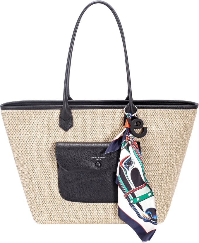David Jones kunststof handtas Aarohi - Dames - Zwart