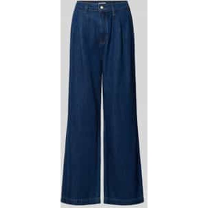 Wide & loose fit jeans van mix van katoen en lyocell