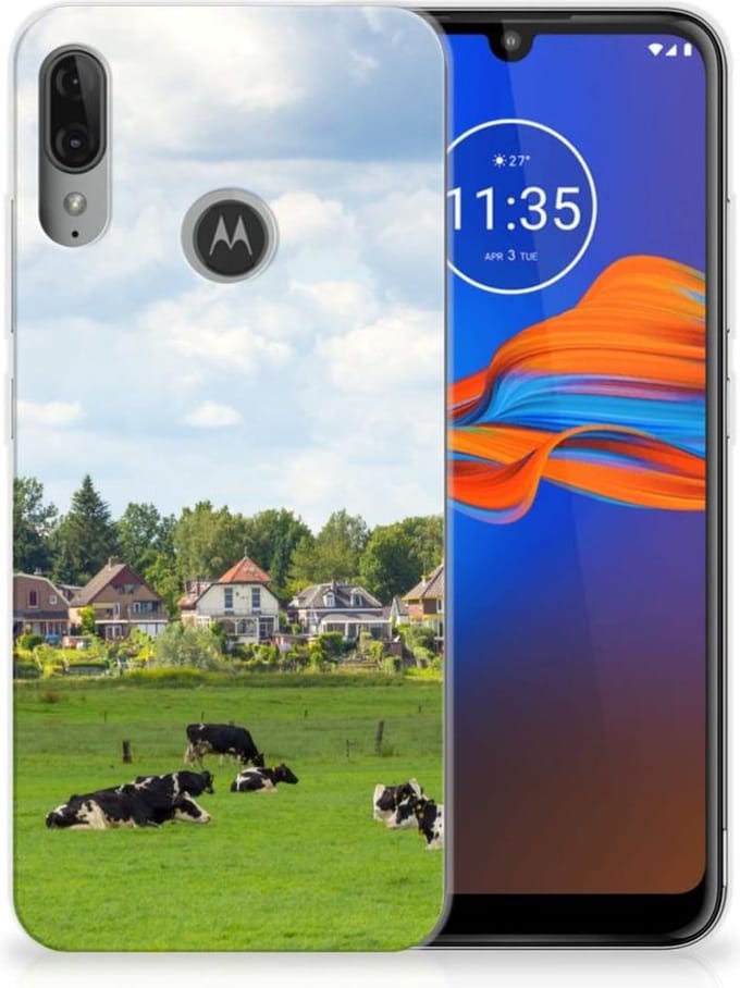 Motorola Moto E6 Plus TPU Hoesje Koeien