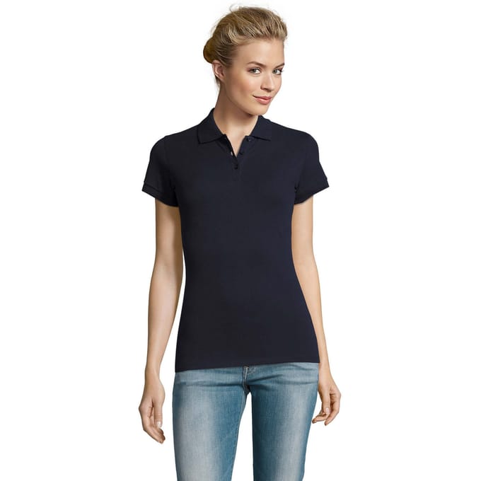 SOLS Dames/Dames Perfect Poloshirt (Franse marine)