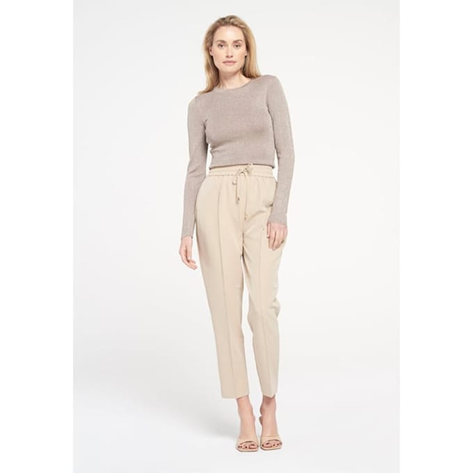 Ibana Posey Oyster White Taglia: 42 | Pantaloni Outlet | Donna | Bianco