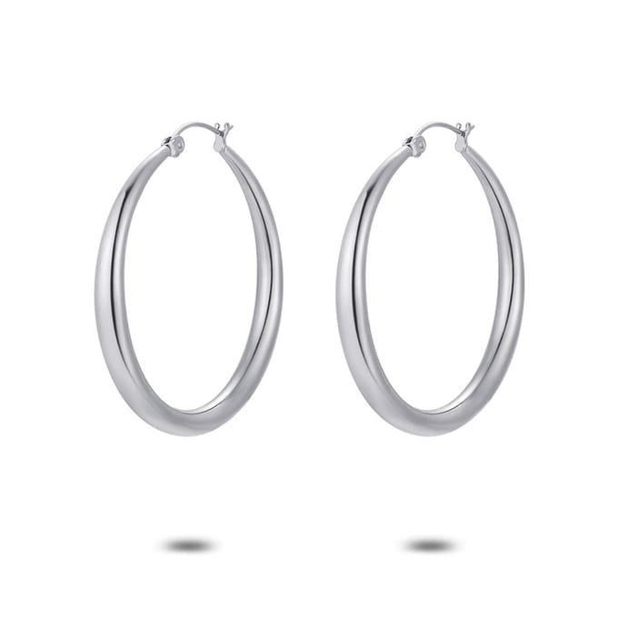 Twice As Nice Armband in edelstaal, oorring, 45 mm