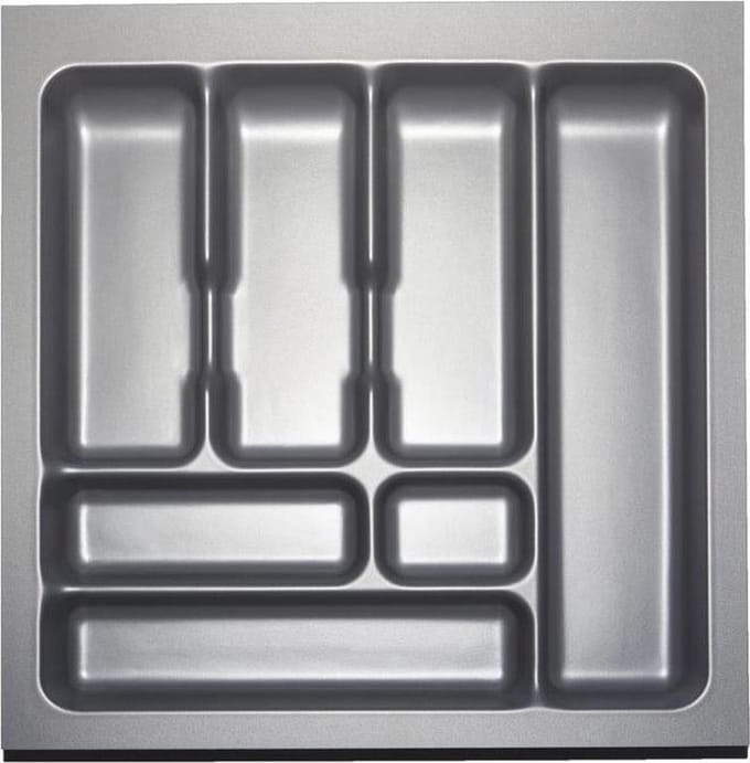 Culinorm Storex Bestekbak – 49x49 cm – Grijs – Inkortbaar – 7 vakken