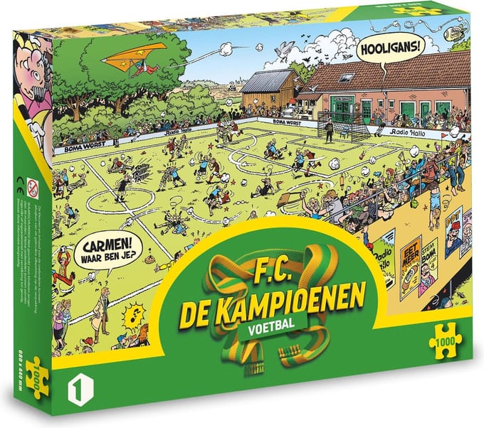 F.C. de kampioenen –Voetbal puzzel