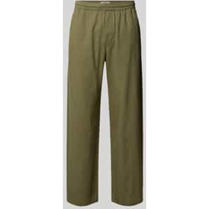 regular fit broek met steekzakken